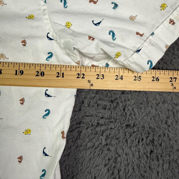 Polo Ralph Lauren Shirt Mens XL White Seahorse Whale Animal Print Button Up - Picture 7 of 9